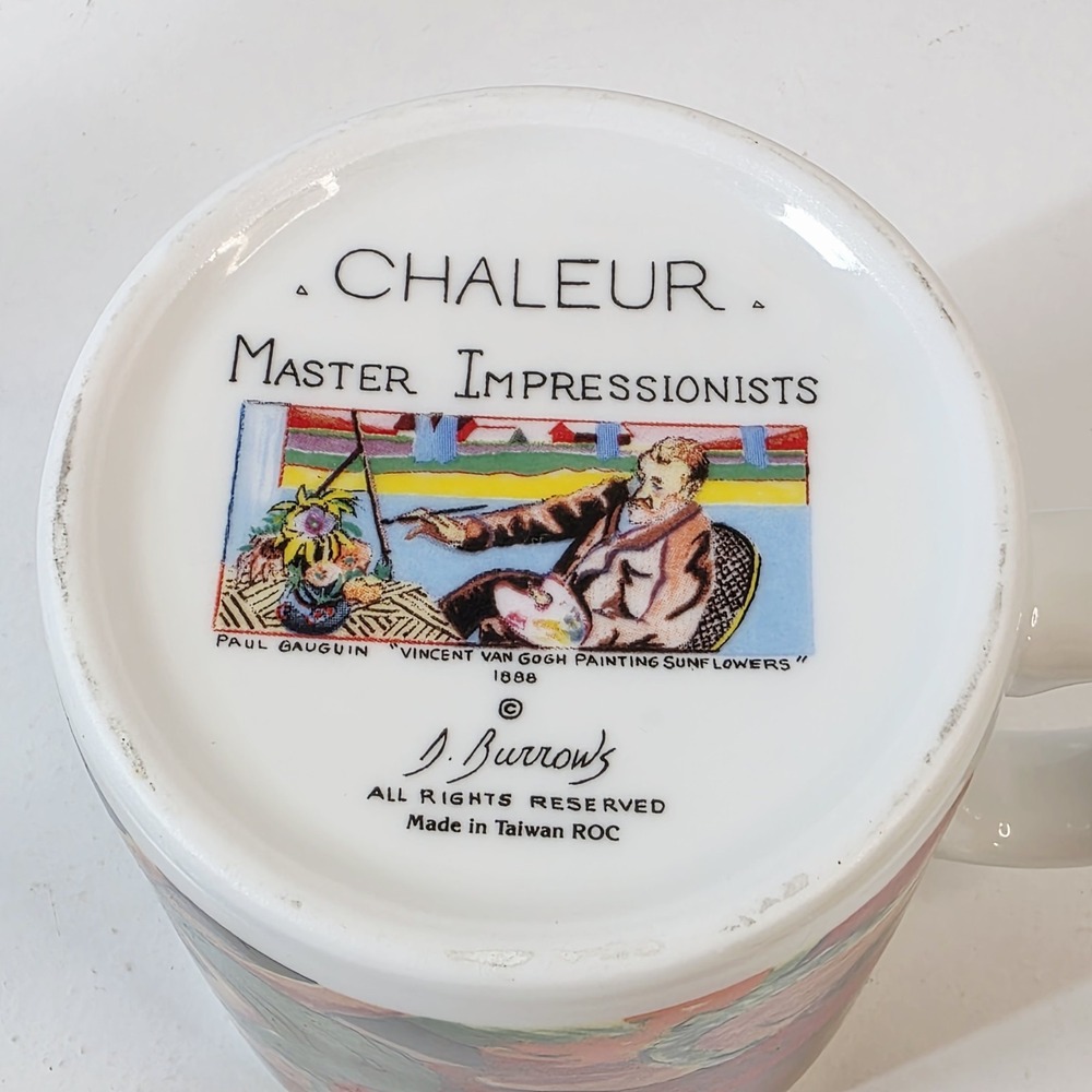 Vintage Chaleur Master Impressions Edgar Degas Ballet Art Coffee Tea Mug Cup - Picture 7 of 7